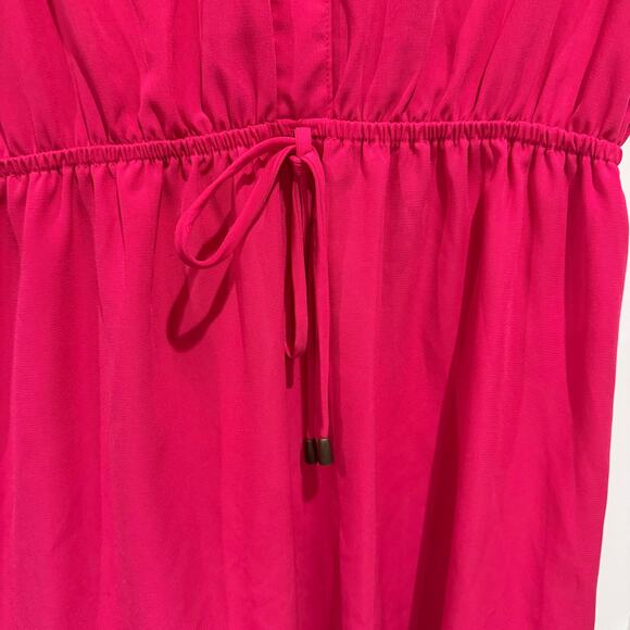 BeBop Juniors Medium Pink Sleeveless Tank Dress Knee Length Summer Dress Casual - Picture 3 of 5